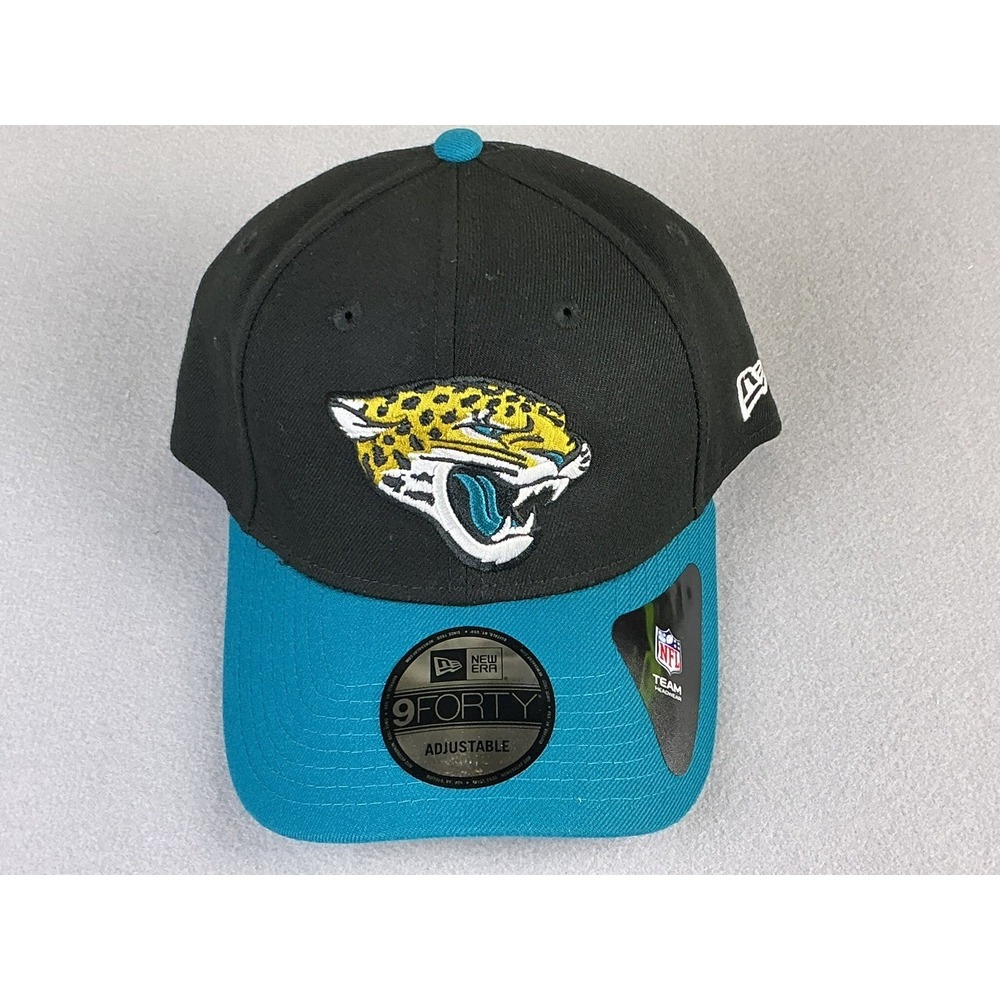 New Era 9FORTY Jacksonville Jaguars Black Teal Adjustable Hat NFL